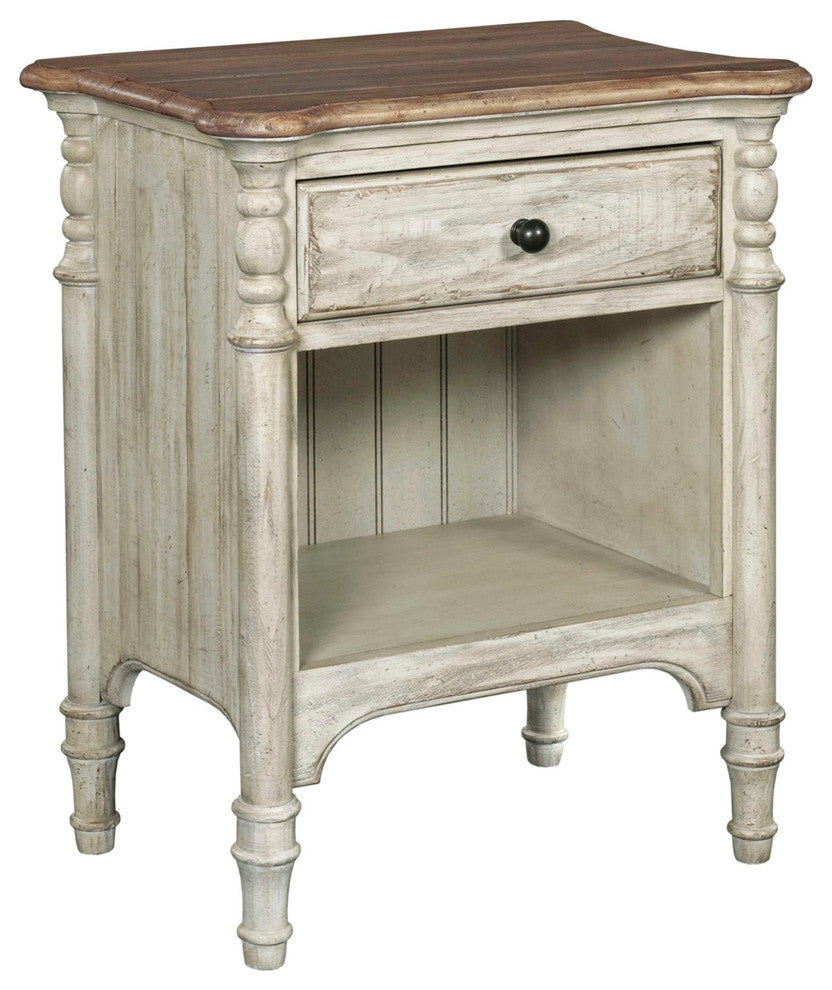 Kincaid Weatherford Open Nightstand, Cornsilk