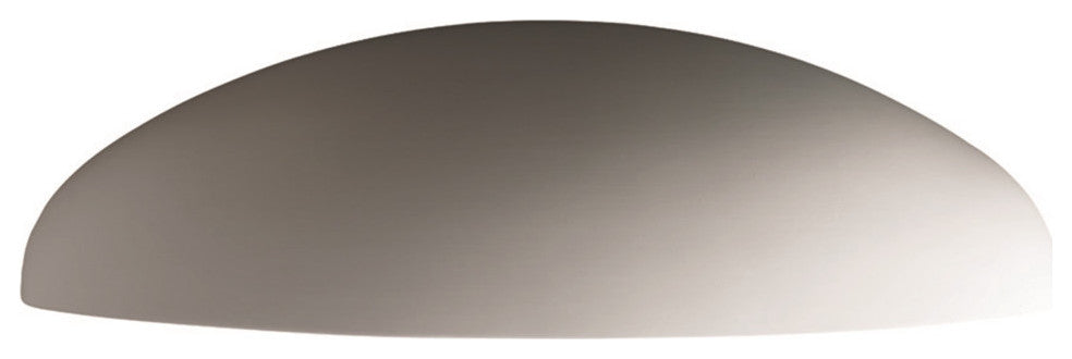 Ambiance ADA Outdoor Ceramic Canoe Downlight Wall Sconce, Bisque, LED