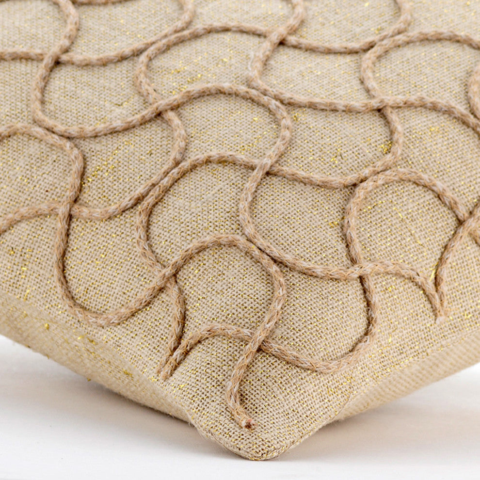 Throw Pillow Covers 20" x 20" Cushion Cover Beige Cotton - The Jute Heritage