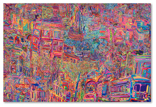 Josh Byer 'City' Canvas Art, 19x12