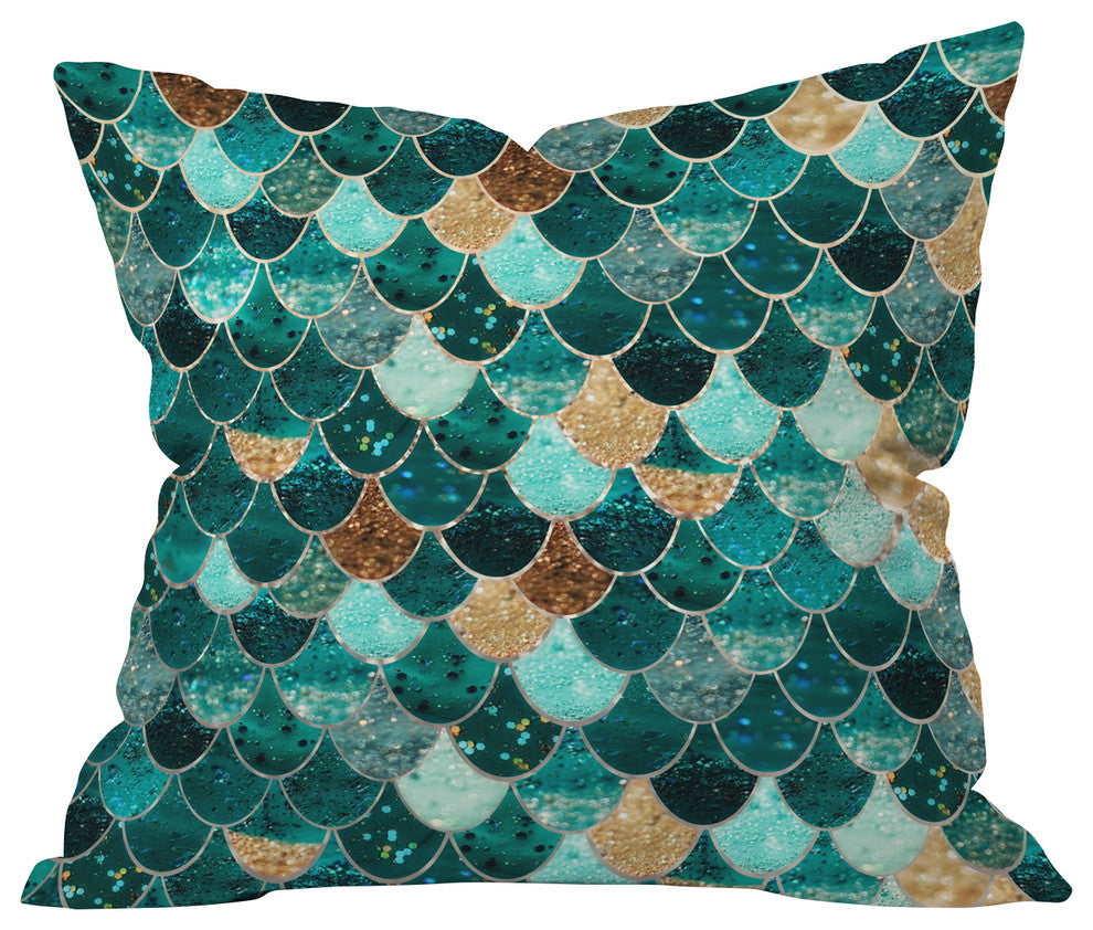 Monika Strigel Really Mermaid Throw Pillow