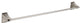 Shangri-La Single Towel Bar, 18", Satin Nickel