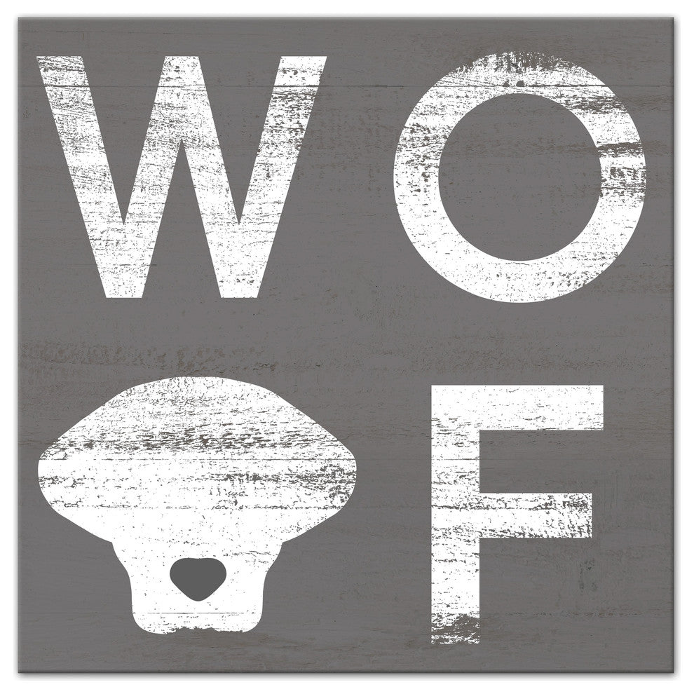 Designs Direct Creative Group Woof  12x12 Canvas Wall Art