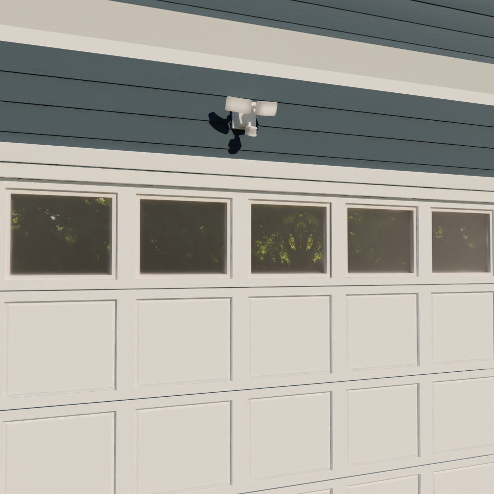 Zeta 2 Light LED Outdoor Motion Sensor Smart Home Flood Light White