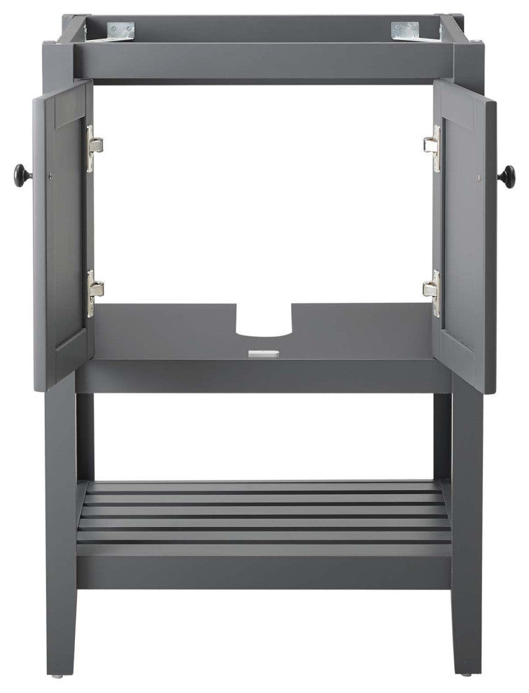 Prestige 23" Bathroom Vanity Cabinet (Sink Basin Not Included) - Gray