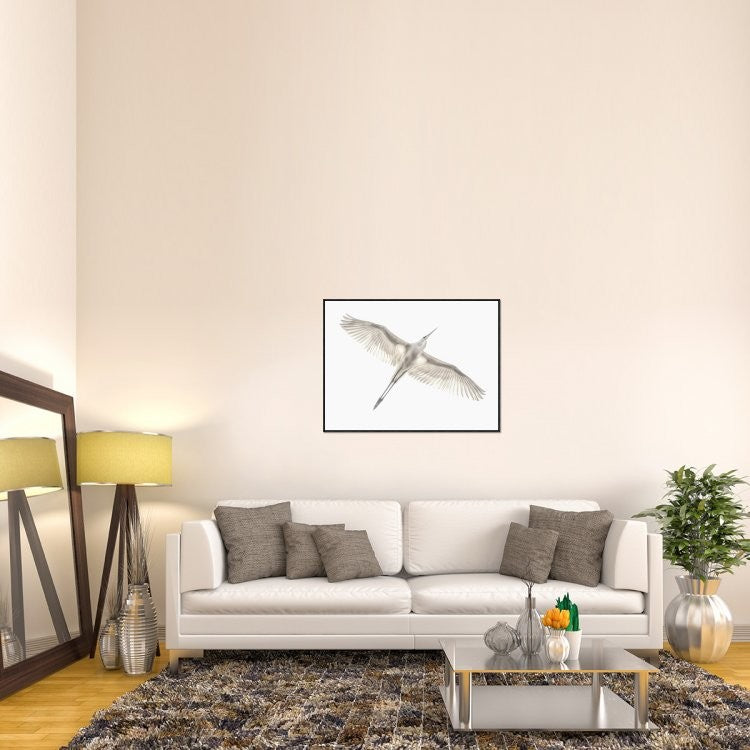 "Fly" Framed Canvas Giclee by Keren Or, 41x31"