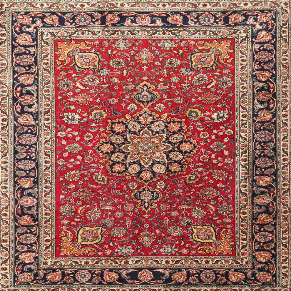 Ahgly Company Indoor Square Traditional Area Rugs, 8' Square