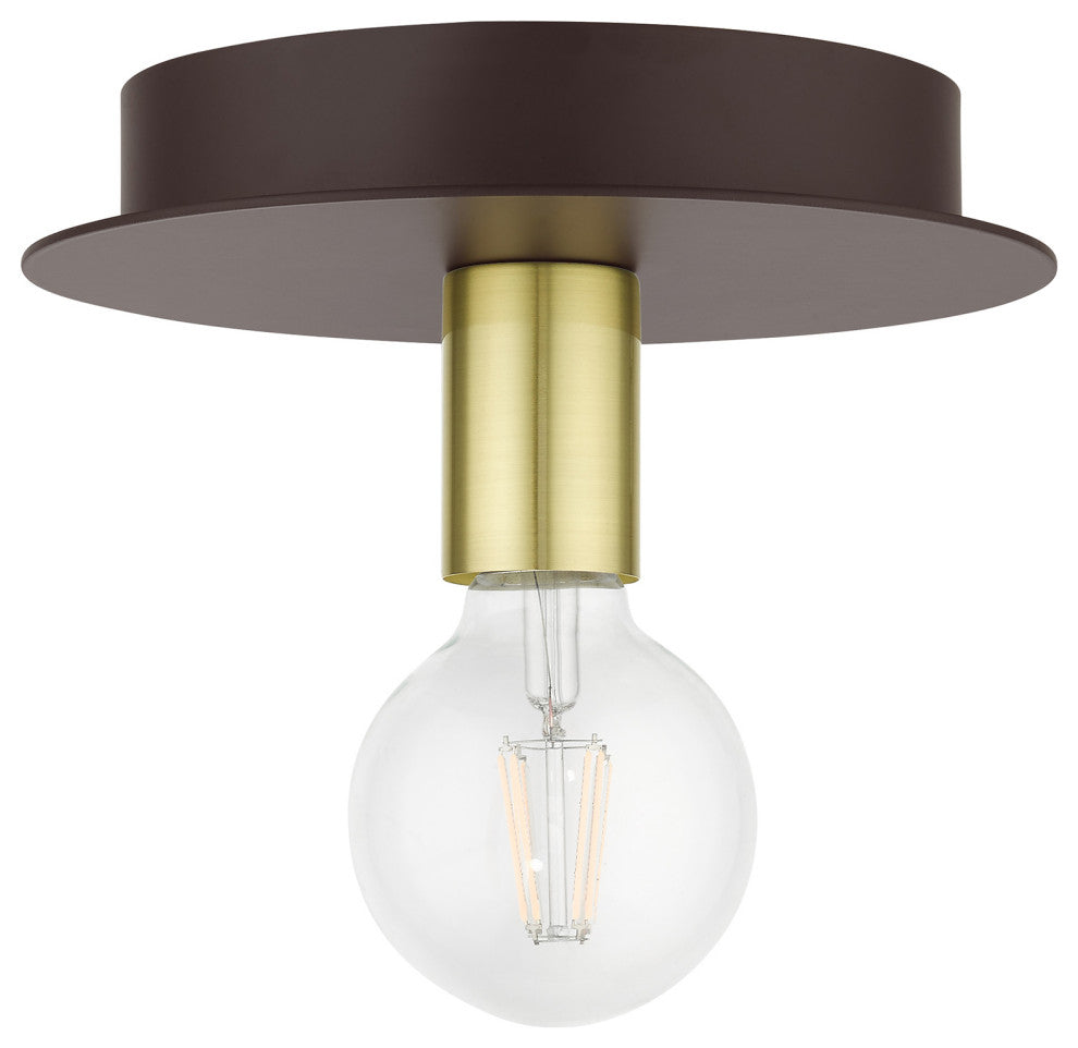 Bronze Transitional, Versatile, Modern, Urban, Minimal Flush Mount