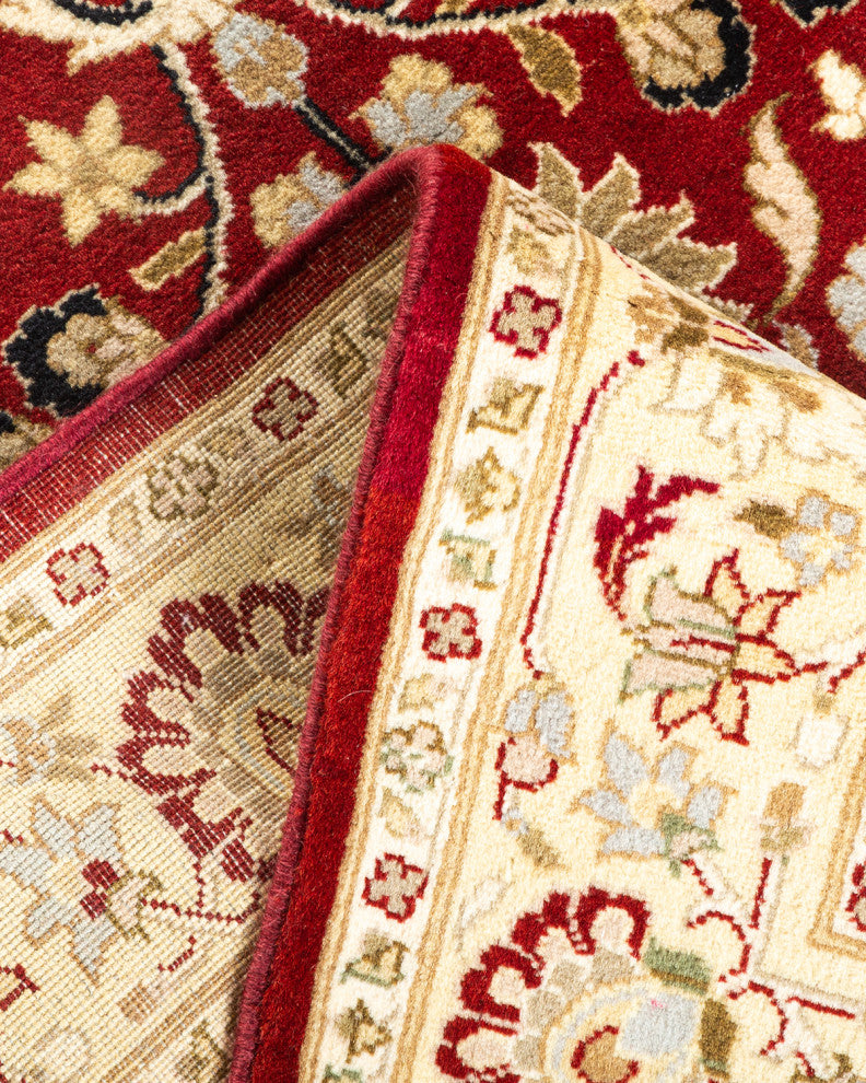 Hugli, One-of-a-Kind Hand-Knotted Area Rug Red, 3'1"x5'3"