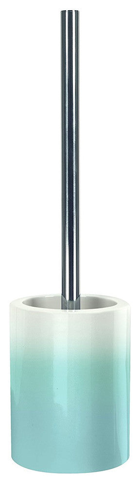 Luxurious Porcelain Bathroom Accessories, Phoenix, Ice Blue, Toilet Brush Set