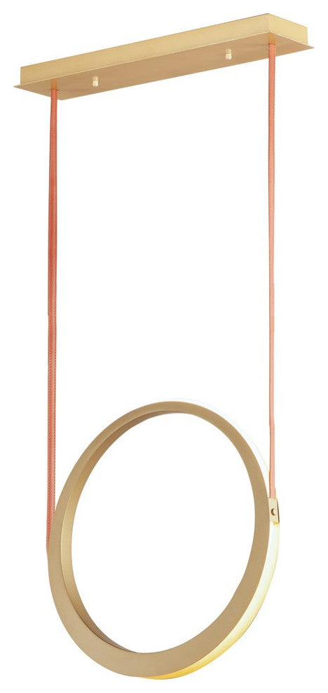ET2 Tether 1-Light LED Pendant E24081-NAB, Natural Aged Brass