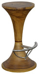Marley Bar Stool, Chamcha Wood, Natural