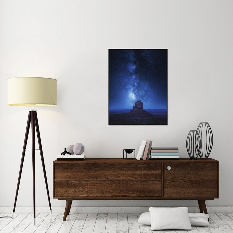 "Monument Milkyway" Framed Canvas Giclee by Juan Pablo De, 31x41"