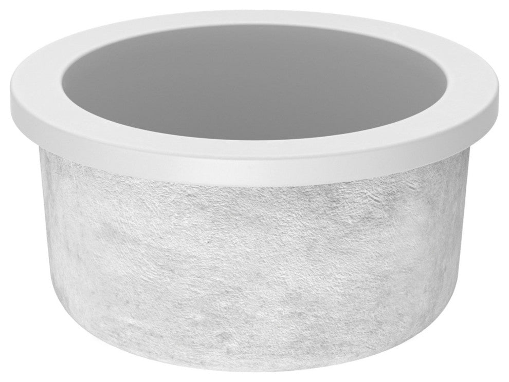 Native Trails NSB1607 NativeStone 16" Undermount Single Basin - Pearl