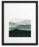 Kris Kivu Green Mountains Framed Art Print