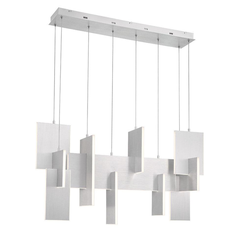 Coburg 1-Light Chandelier, Aluminium