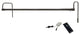30" Slim Line Art Light, Mahogany Bronze With Plug-in and Remote
