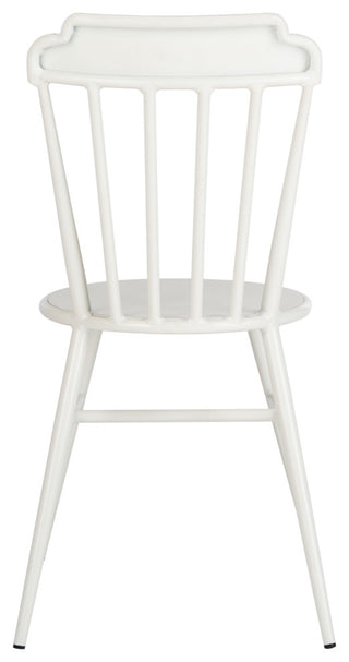 Safavieh Broderick Stackable Outdoor Side Chair, Matte White