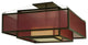 36Sq Quadrato Umador Semi-Flushmount