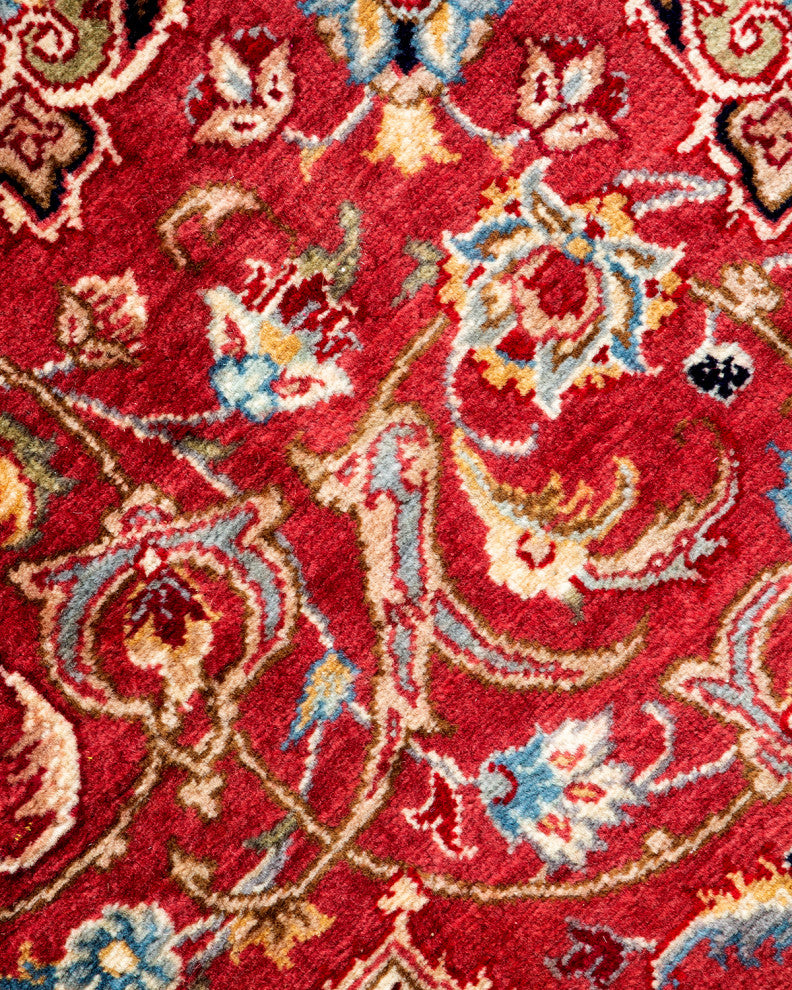 Mogul, One-of-a-Kind Hand-Knotted Area Rug Yellow, 6' 5 x 6' 7
