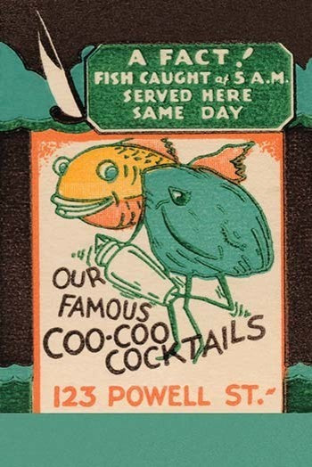 Our Famous Coo-Coo Cocktails- Framed Paper Poster 20" x 30"