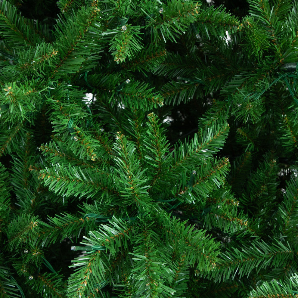 Artificial Slim Green Mountain Pine Christmas Tree, 15'
