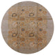Ahgly Company Indoor Round Mid-Century Modern Area Rugs, 7' Round