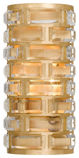 Crystorama Meridian 4-Light 13" Wall Sconce in Antique Gold