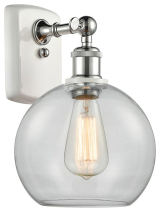 Innovations Lighting 516-1W-WPC-G122-8 Athens 1 Light 8" Sconce