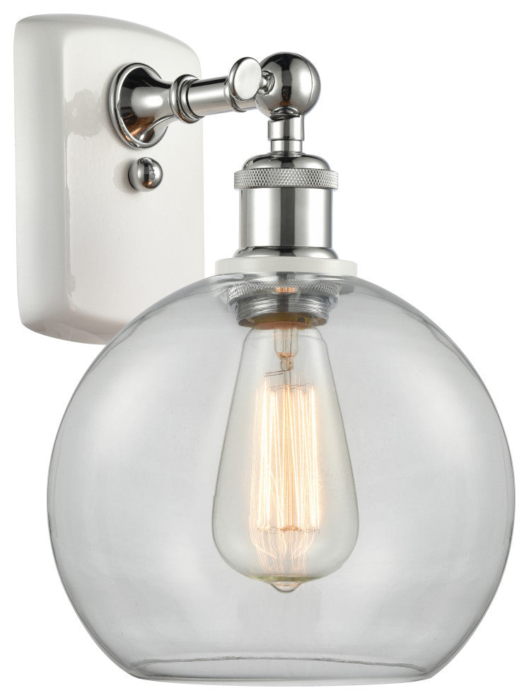 Innovations Lighting 516-1W-WPC-G122-8 Athens 1 Light 8" Sconce