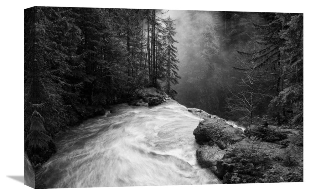 "Over The Falls" Stretched Canvas Giclee by James K. Papp, 22x15"