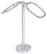 Two Ring Oval Guest Towel Holder, Polished Chrome