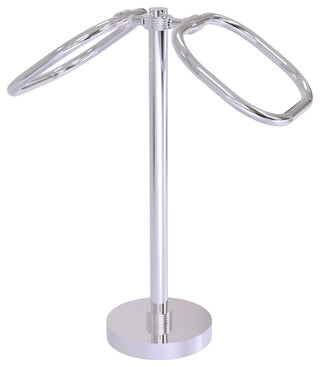Two Ring Oval Guest Towel Holder, Polished Chrome