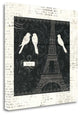 "Love Paris I With Border" By Emily Adams, Giclee Print on Gallery Wrap Canvas