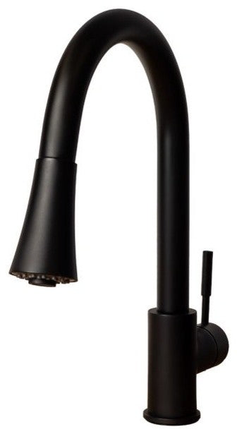 ZLINE Edison Kitchen Faucet in Matte Black (EDS-KF-MB)