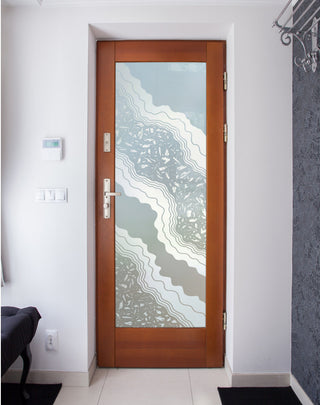 Pantry Door - Metamorphosis Peak - Alder Knotty - 28" x 96" - Book/Slab Door