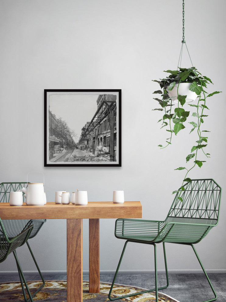 "Old Road" Framed Painting Print, 18x18