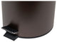 Simple Spaces LYP0701 Round Trash Can With Step Pedal, Venetian Bronze, 1.85 Gal