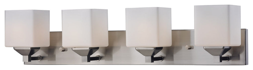 Zlite 2104-4V 4-Light Vanity, Matte Opal