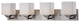 Zlite 2104-4V 4-Light Vanity, Matte Opal