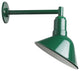 The Del Rey Barn Light - Short Angled Sign Light, Green