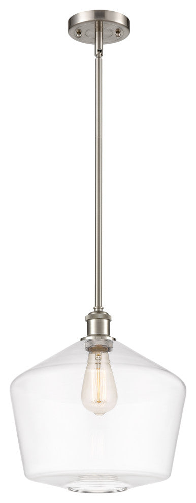 Innovations 516-1S-SN-G652-12-LED 1-Light Mini Pendant, Brushed Satin Nickel
