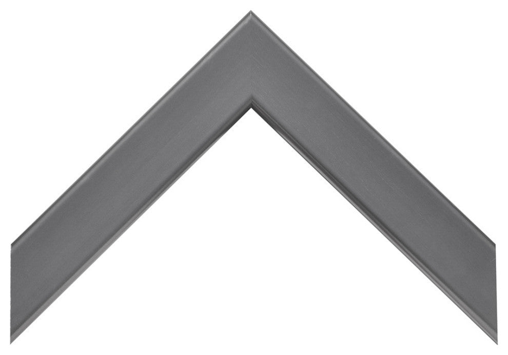 Ellis Framed Wall Mirror, Silver, 28"x24"