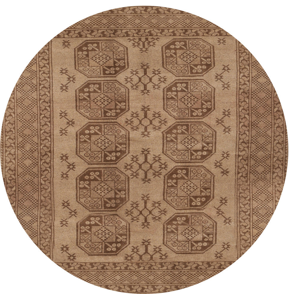 Ahgly Company Indoor Round Traditional Area Rugs, 4' Round