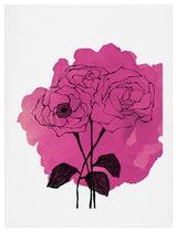 Deny Designs Morgan Kendall Pink Spray Roses Art Print