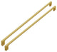 Dowell Series 3008 Handles, 320mm/12.6" CTC, 3-Pack, Brushed Brass