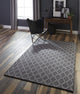 Momeni Andes Wool and Viscose Hand Woven Charcoal Area Rug, 7''9"x9''9"