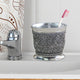 nu steel Beaded Heart Toothbrush Holder