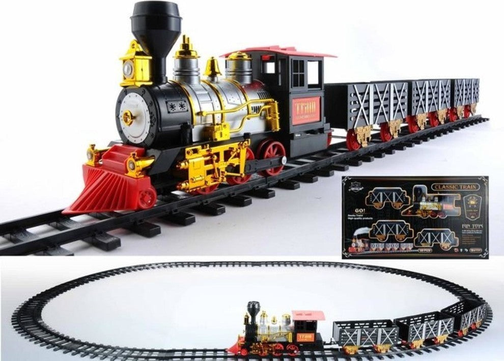 20-Battery Operated and Animated Classic Train Set With Sound