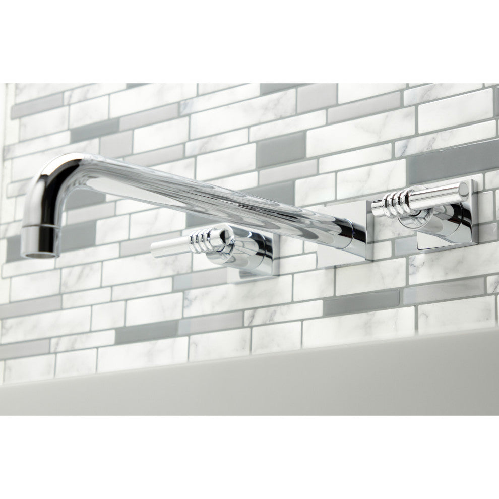 KS6041ML Wall Mount Tub Faucet, Polished Chrome